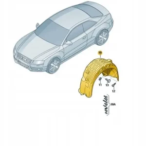 Bestseller Nowe NADKOLE LEWY TYŁ AUDI A4 B8 8K0810171B ASO