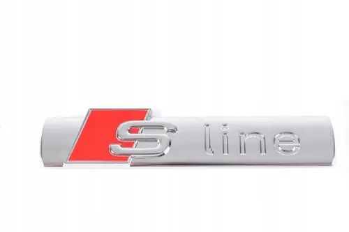 Ostatnie sztuki NOWY ORYGINALNY NAPIS EMBLEMAT ~S-line~ AUDI ASO