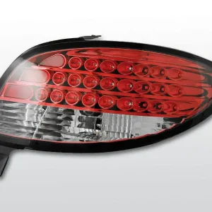 Wysoka jakość Lampy tylne PEUGEOT 206 10.98- RED WHITE LED