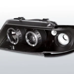 Kup teraz Lampy przednie AUDI A3 8L 08.96-08.00 ANGEL EYES BLACK