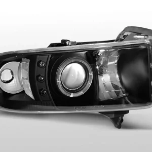 Lampy przednie DODGE RAM 94-01 ANGEL EYES BLACK Ostatnia szansa
