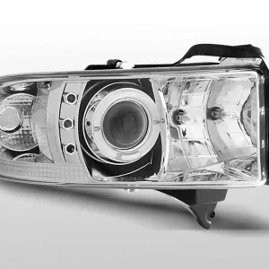 Lampy przednie DODGE RAM 94-01 ANGEL EYES CHROME Sprawdź teraz