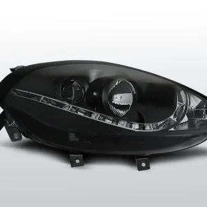 Okazja Lampy przednie FIAT BRAVO II 07- DAYLIGHT BLACK