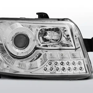 Lampy przednie FIAT PANDA 03- DAYLIGHT CHROME Szybka dostawa