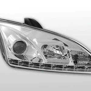 Lampy przednie FORD FOCUS II 09.04-01.08 DAYLIGHT CHROME Szybka wysyłka