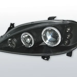 Ostatnie sztuki Lampy przednie RENAULT MEGANE 03.99-10.02 ANGEL EYES BLACK