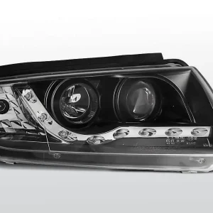 Lampy przednie SKODA FABIA 12.99-08 DAYLIGHT BLACK Darmowy zwrot