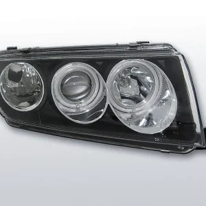 Lampy przednie SKODA FABIA I 12.99-08 ANGEL EYES BLACK Taniej