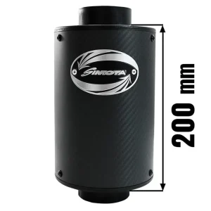 Simota Airbox - Zamknięty filtr carbonowy 200x130 70 mm Tylko dziś