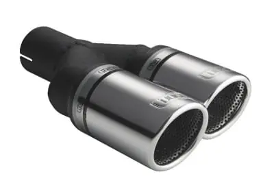Nowy Podwójna końcówka wydechu ULTER N2-70RSP (prawa) Ø 70 mm / długość 200 mm