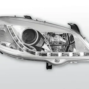 Lampy przednie OPEL ASTRA G 09.97-02.04 DAYLIGHT CHROME Szybka dostawa