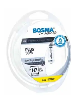 Żarówki BOSMA - PLUS 50% H7 Oferta limitowana