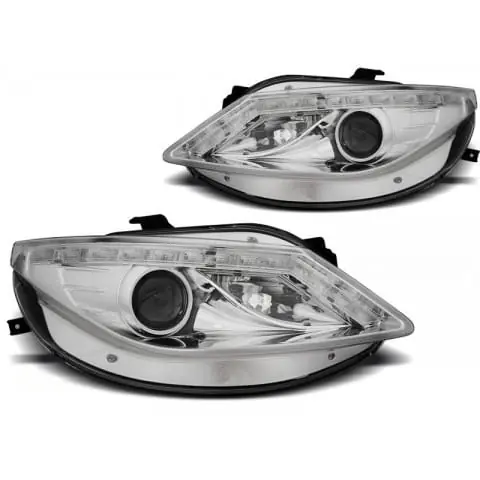 LAMPY PRZEDNIE SEAT IBIZA 6J 06.08 - 2012 LED CHROME Wyjątkowa oferta