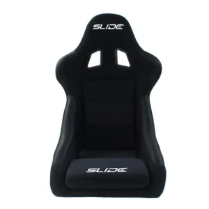 Slide KS2 Bucket Seat Suede Black - Fotel sportowy czarny Premium