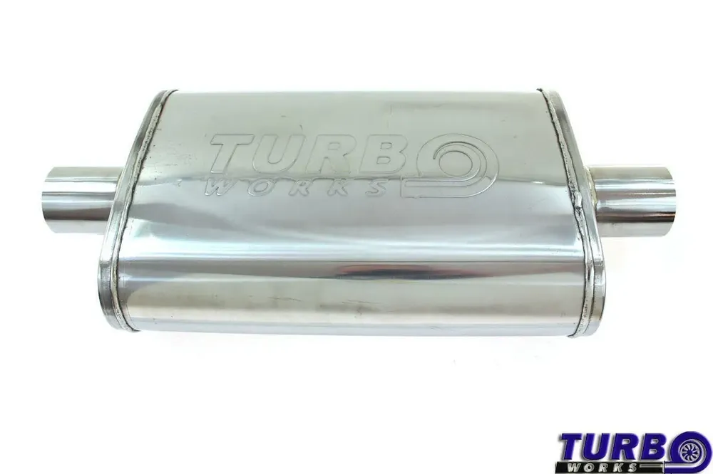 Tłumik Środkowy 76mm TurboWorks LT 304SS Popularny