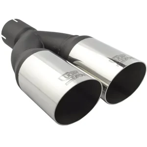 Bezpieczne zakupy Podwójna końcówka wydechu ULTER N2-76* 2x76mm / długość 280mm