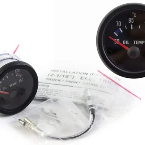 Bestseller Auto Gauge VDO Black Oil Temperature 52mm - Wskaźnik temperatury oleju