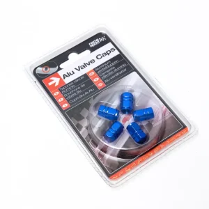 Dodaj do koszyka Race Sport Alu Valve Caps BLUE - Nakrętki na wentyle w kolorze niebieskim