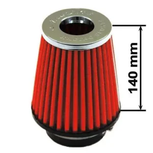 Filtr stożkowy Simota 140mm x 77mm Red Kup teraz