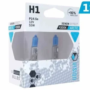 Ekspresowa dostawa Żarówki VISION arctic white H1 12V 55W P14,5s U E4 +90%, 2 szt.
