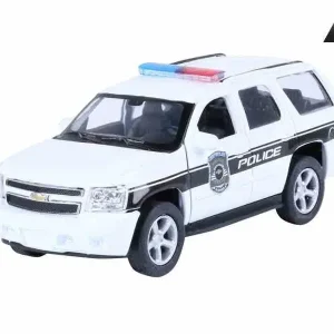 Wysoka jakość Model 1:34, 2008 CHEVROLET Tahoe, POLICE, biały (A876CHTPB)