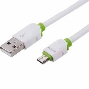 Oferta limitowana Kabel do ładowania i synchronizacji, silikonowy okrągły, 100 cm, USB > micro USB