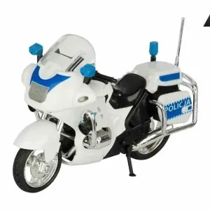 Model 1:18, Motocykl Policja, biały Niska cena