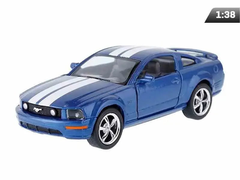 Model 1:38, Kinsmart, FORD Mustang GT 2006, niebieski Okazja