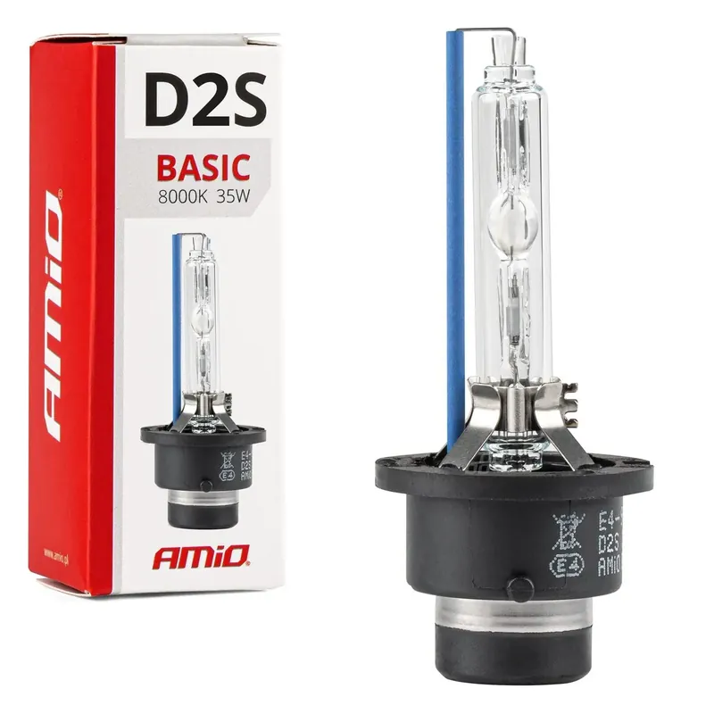 Wyjątkowa oferta Żarówka ksenonowa żarnik xenon D2S 8000K AMiO BASIC AMIO-01321