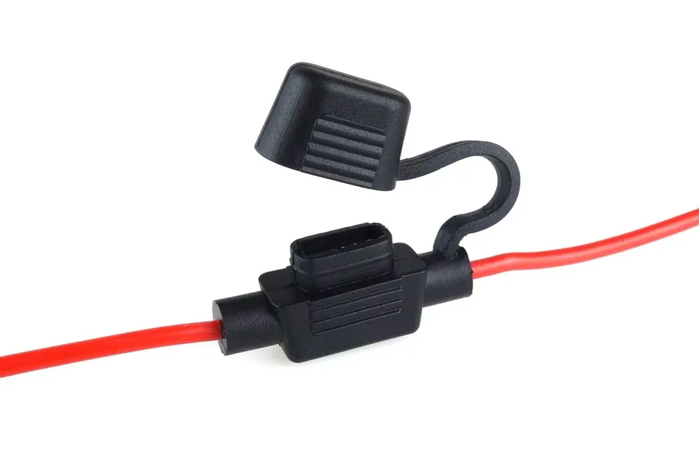 Szybka dostawa Oprawa bezpiecznika gniazdo MINI z kablem 30 cm AMIO-2336