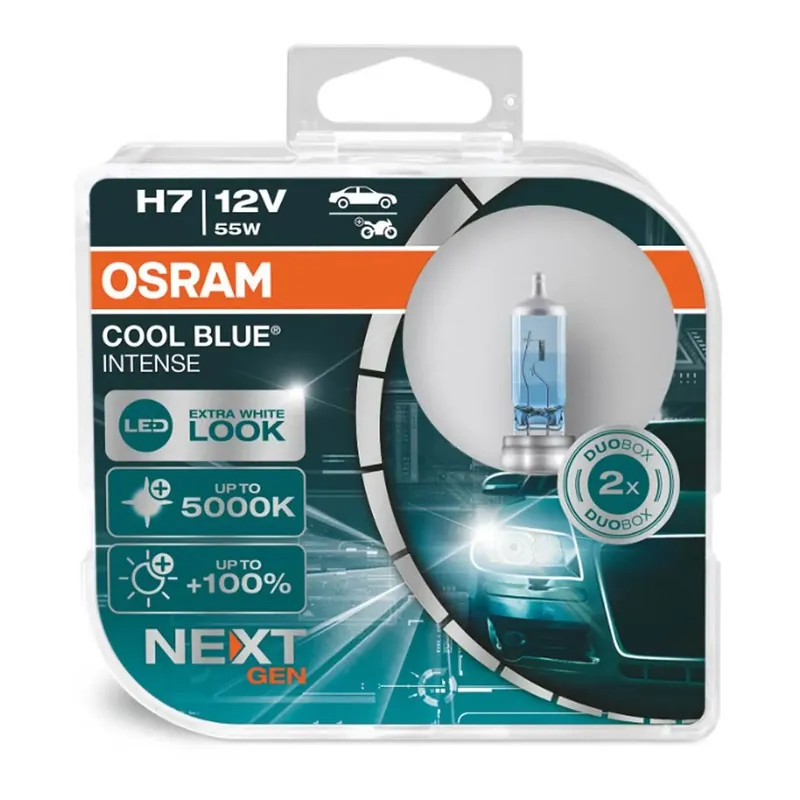 Premium Żarówka halogenowa Osram H7 12V 55W PX26d Cool Blue NEXT GEN 2 szt.
