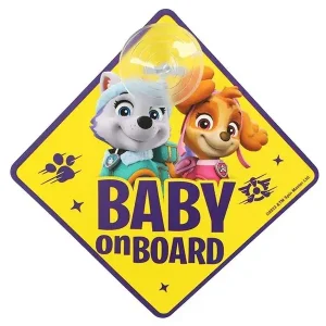 Tabliczka Baby On Board, Psi Patrol Girls Niska cena