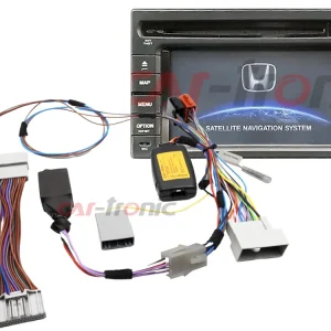Tylko dziś Adapter do sterowania z kierownicy Honda Civic 2012-2017, CR-V 2012-2018 24Pin/20Pin. Wyłącznie dla pojazdów z fabryczną nawigacją OEM, wyposażonych przez dealera w pokrętło oraz sterowanie za pomocą dwóch przycisków umieszczonych po prawej stronie