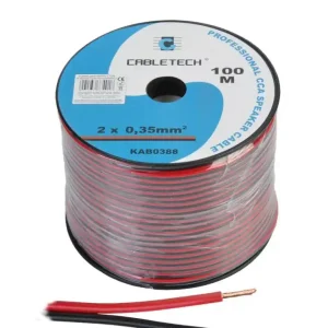 Przewód kabel głośnikowy CCA 0.35mm Cabletech 100m Niska cena