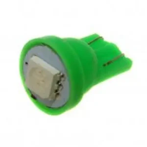 Bezpieczne zakupy Żarówka T10/W5W 10mm 1 x 5050 12V zielona