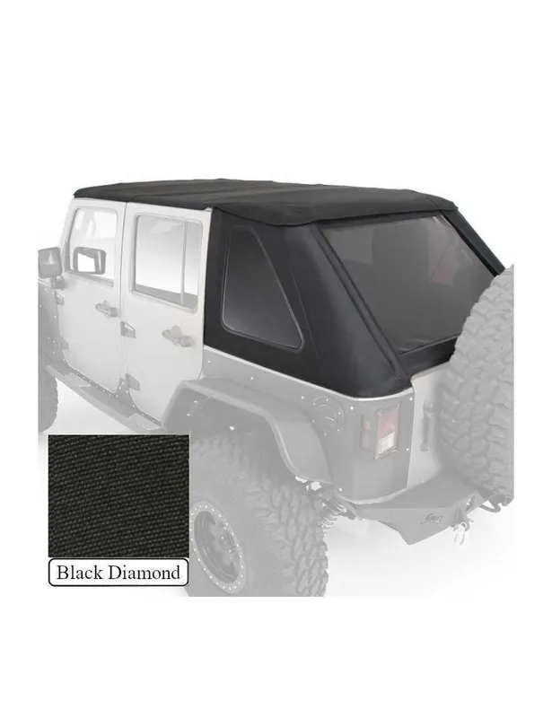 Soft top Slant Black Diamond Smittybilt Promocja